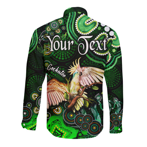 custom-personalised-australian-astrology-hawaii-long-sleeve-button-shirt-libra-cockatoo-glider-zodiac-aboriginal-vibes-green