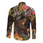 custom-personalised-australian-astrology-hawaii-long-sleeve-button-shirt-pisces-platypus-zodiac-aboriginal-vibes-gold