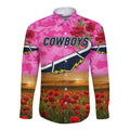 north-queensland-cowboys-anzac-2022-hawaii-long-sleeve-button-shirt-poppy-flowers-vibes-pink