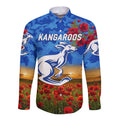 custom-personalised-north-melbourne-kangaroos-anzac-hawaii-long-sleeve-button-shirt-poppy-vibes