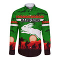 south-sydney-rabbitohs-anzac-2022-hawaii-long-sleeve-button-shirt-simple-style-green