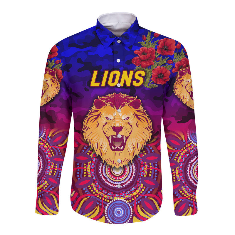 custom-personalised-brisbane-lions-anzac-hawaii-long-sleeve-button-shirt-indigenous-vibes
