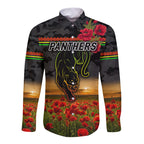 penrith-panthers-anzac-2022-hawaii-long-sleeve-button-shirt-poppy-flowers-vibes-black