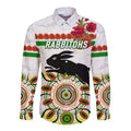 custom-personalised-south-sydney-rabbitohs-anzac-2022-hawaii-long-sleeve-button-shirt-indigenous-vibes-white