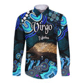 custom-personalised-australian-astrology-hawaii-long-sleeve-button-shirt-virgo-echidna-zodiac-aboriginal-vibes-blue