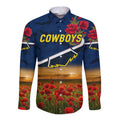 custom-personalised-north-queensland-cowboys-anzac-2022-hawaii-long-sleeve-button-shirt-poppy-flowers-vibes-blue