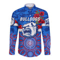 custom-personalised-western-bulldogs-anzac-hawaii-long-sleeve-button-shirt-indigenous-vibes