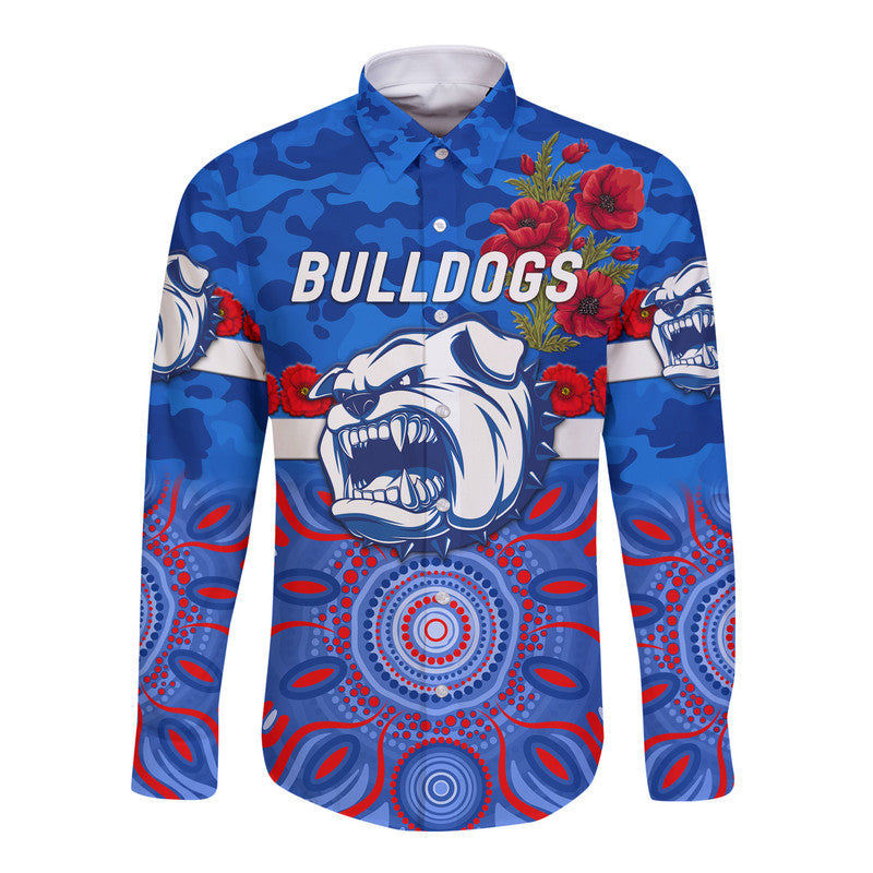 custom-personalised-western-bulldogs-anzac-hawaii-long-sleeve-button-shirt-indigenous-vibes