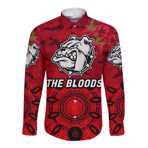 custom-personalised-west-football-club-alice-springs-anzac-hawaii-long-sleeve-button-shirt-the-bloods-indigenous-vibes-red