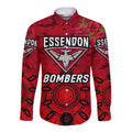 custom-personalised-essendon-bombers-anzac-hawaii-long-sleeve-button-shirt-indigenous-vibes-red