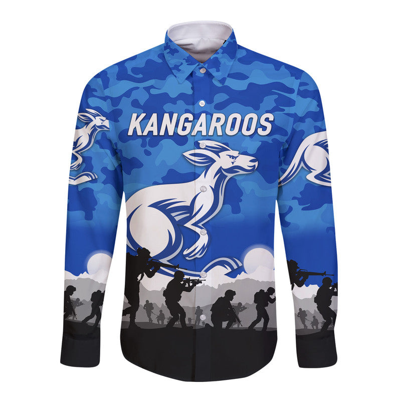 custom-personalised-north-melbourne-kangaroos-anzac-hawaii-long-sleeve-button-shirt-simple-style