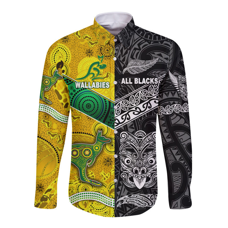 new-zealand-maori-all-black-and-australia-wallabies-aboriginal-hawaii-long-sleeve-button-shirt-rugby-together