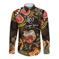 custom-personalised-australian-astrology-hawaii-long-sleeve-button-shirt-leo-dragon-lizard-zodiac-aboriginal-vibes-gold