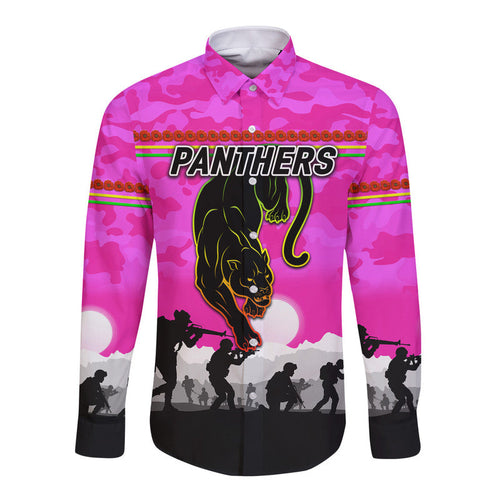 custom-personalised-penrith-panthers-anzac-2022-hawaii-long-sleeve-button-shirt-simple-style-pink