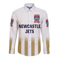 custom-personalised-newcastle-jets-hawaii-long-sleeve-button-shirt-soccer-club-original-style-blue