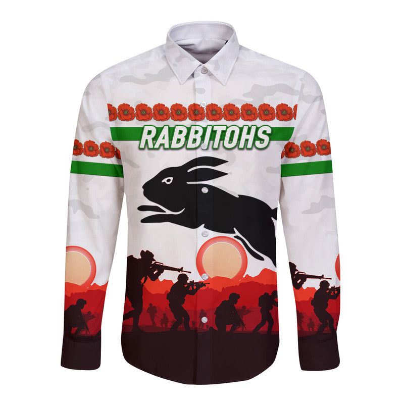 south-sydney-rabbitohs-anzac-2022-hawaii-long-sleeve-button-shirt-simple-style-white