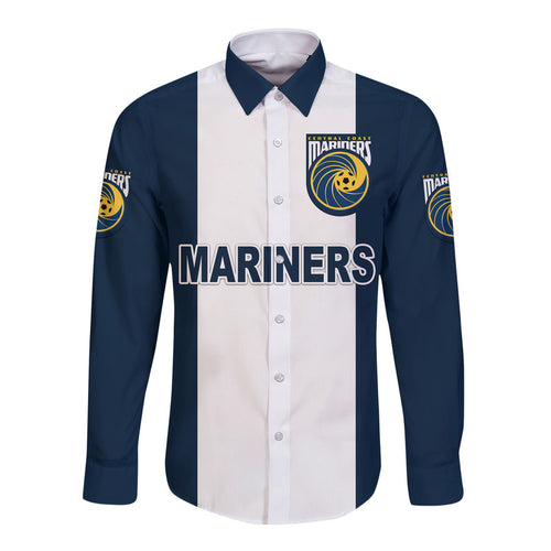 custom-personalised-central-coast-mariners-hawaii-long-sleeve-button-shirt-soccer-club-original-style-navy-white