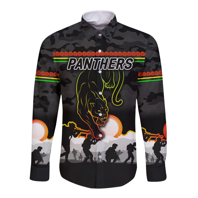 custom-personalised-penrith-panthers-anzac-2022-hawaii-long-sleeve-button-shirt-simple-style-black