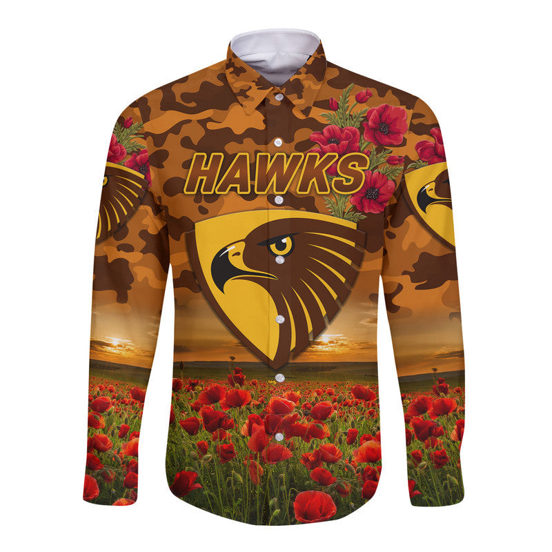 custom-personalised-hawthorn-hawks-anzac-hawaii-long-sleeve-button-shirt-poppy-vibes