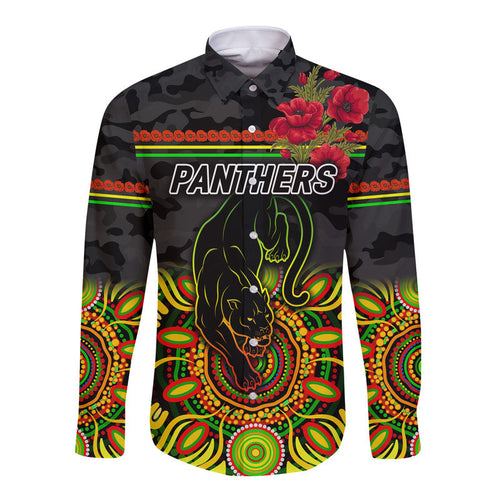 penrith-panthers-anzac-2022-hawaii-long-sleeve-button-shirt-indigenous-vibes-black