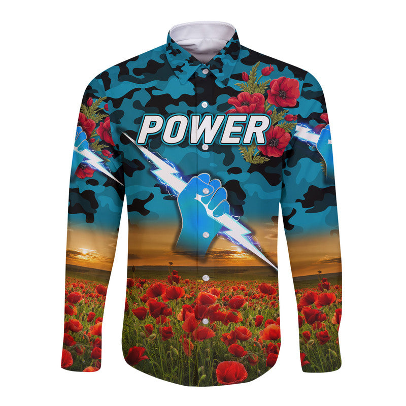 custom-personalised-port-adelaide-power-anzac-hawaii-long-sleeve-button-shirt-poppy-vibes