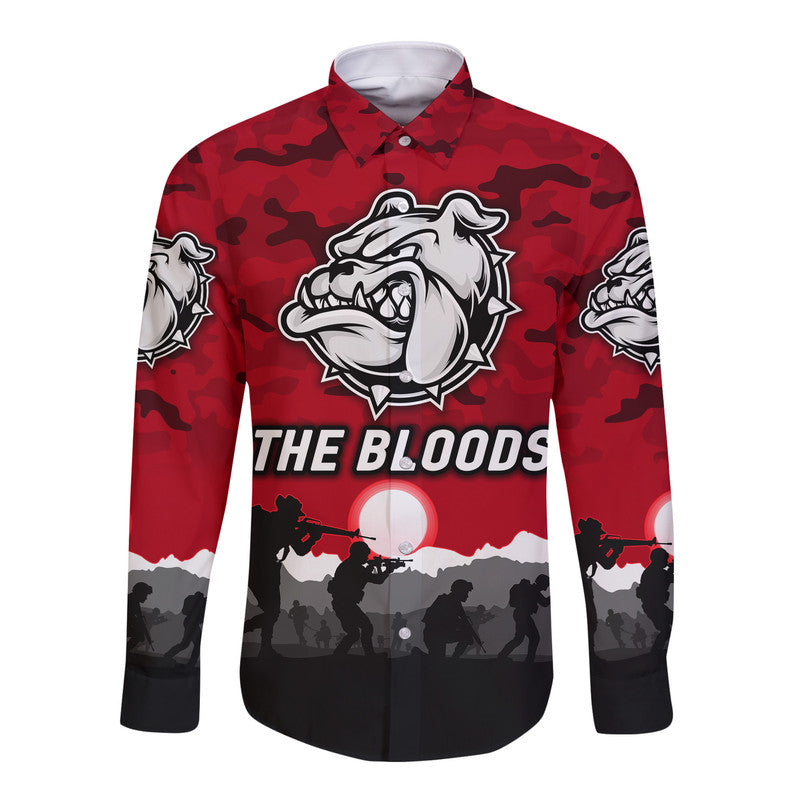 west-football-club-alice-springs-anzac-hawaii-long-sleeve-button-shirt-the-bloods-simple-style-red
