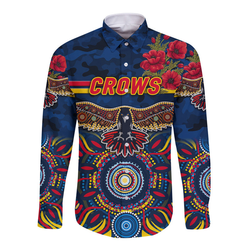 adelaide-crows-anzac-hawaii-long-sleeve-button-shirt-indigenous-vibes-navy-blue