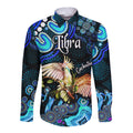 custom-personalised-australian-astrology-hawaii-long-sleeve-button-shirt-libra-cockatoo-glider-zodiac-aboriginal-vibes-blue