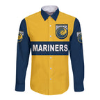 custom-personalised-central-coast-mariners-hawaii-long-sleeve-button-shirt-soccer-club-original-style-gold