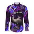 australian-astrology-hawaii-long-sleeve-button-shirt-aquarius-emu-glider-zodiac-aboriginal-vibes-purple