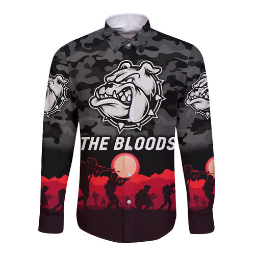 west-football-club-alice-springs-anzac-hawaii-long-sleeve-button-shirt-the-bloods-simple-style-black