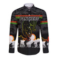 penrith-panthers-anzac-2022-hawaii-long-sleeve-button-shirt-simple-style-black