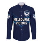 custom-personalised-melbourne-victory-big-v-hawaii-long-sleeve-button-shirt-soccer-club-original-style-blue