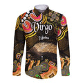 custom-personalised-australian-astrology-hawaii-long-sleeve-button-shirt-virgo-echidna-zodiac-aboriginal-vibes-gold