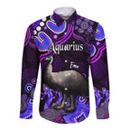 custom-personalised-australian-astrology-hawaii-long-sleeve-button-shirt-aquarius-emu-glider-zodiac-aboriginal-vibes-purple