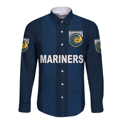 custom-personalised-central-coast-mariners-hawaii-long-sleeve-button-shirt-soccer-club-original-style-navy