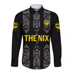 custom-personalised-wellington-phoenix-the-nix-maori-hawaii-long-sleeve-button-shirt-soccer-club-original-style-black
