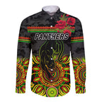 custom-personalised-penrith-panthers-anzac-2022-hawaii-long-sleeve-button-shirt-indigenous-vibes-black