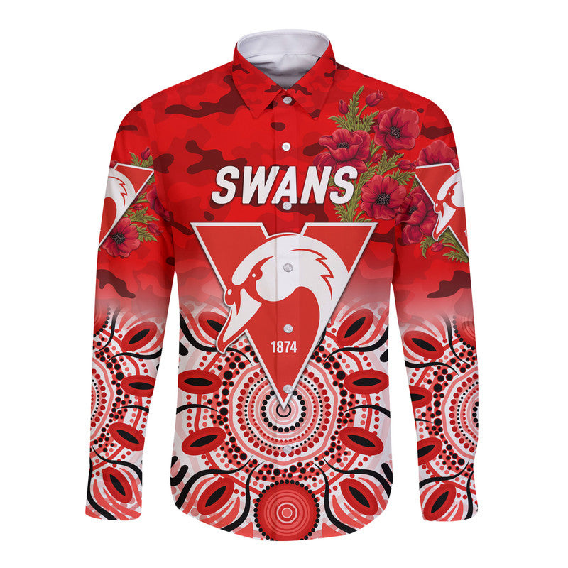 custom-personalised-sydney-swans-anzac-hawaii-long-sleeve-button-shirt-indigenous-vibes