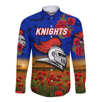 custom-personalised-newcastle-knights-anzac-2022-hawaii-long-sleeve-button-shirt-poppy-flowers-vibes
