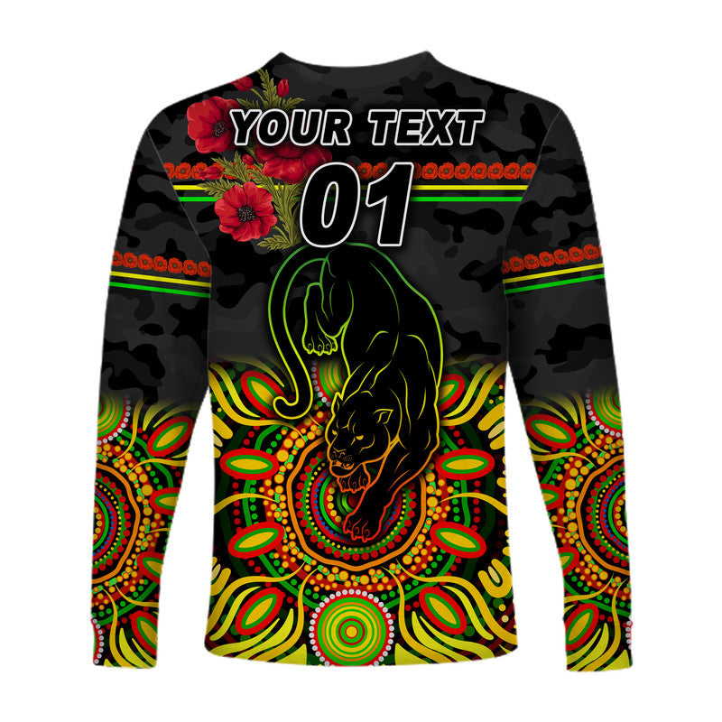 custom-personalised-penrith-panthers-anzac-2022-long-sleeve-shirt-indigenous-vibes-black