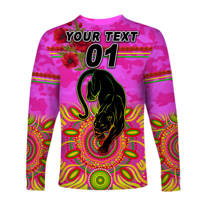 custom-personalised-penrith-panthers-anzac-2022-long-sleeve-shirt-indigenous-vibes-pink