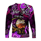 custom-personalised-australian-astrology-long-sleeve-shirt-leo-dragon-lizard-zodiac-aboriginal-vibes-pink