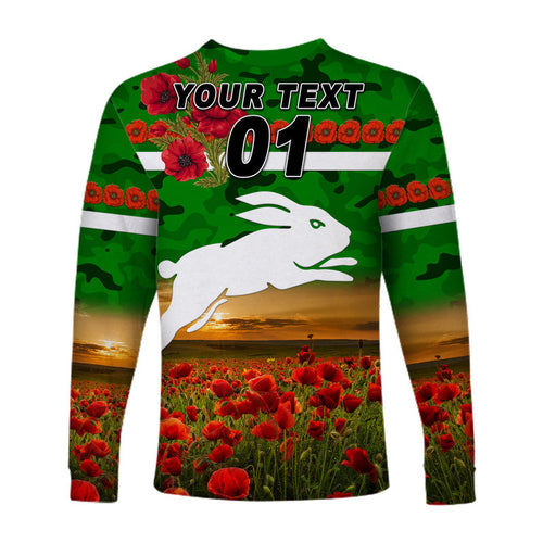 custom-personalised-south-sydney-rabbitohs-anzac-2022-long-sleeve-shirt-poppy-flowers-vibes-green
