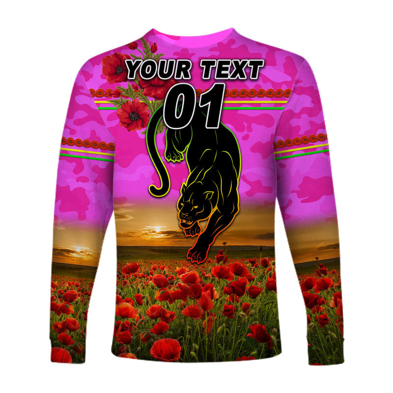 custom-personalised-penrith-panthers-anzac-2022-long-sleeve-shirt-poppy-flowers-vibes-pink