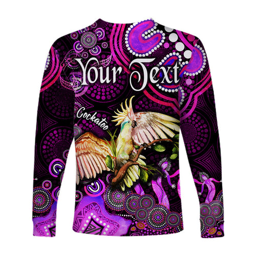 custom-personalised-australian-astrology-long-sleeve-shirt-libra-cockatoo-glider-zodiac-aboriginal-vibes-pink