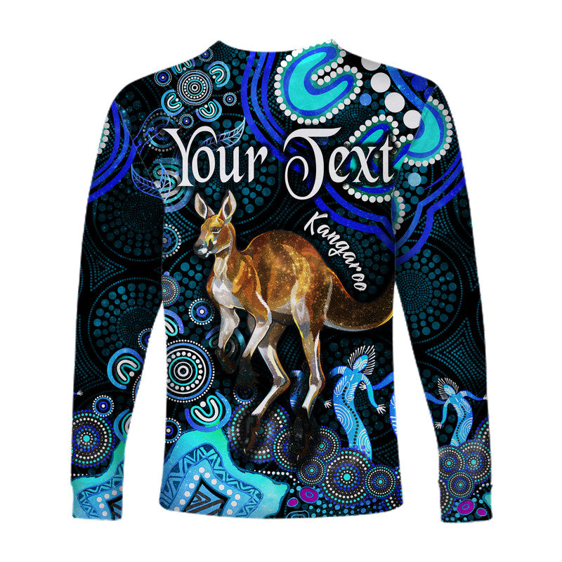 custom-personalised-australian-astrology-long-sleeve-shirt-aries-kangaroo-zodiac-aboriginal-vibes-blue