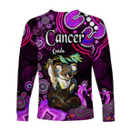 australian-astrology-long-sleeve-shirt-cancer-koala-zodiac-aboriginal-vibes-pink