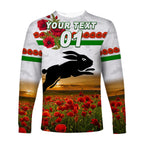 custom-personalised-south-sydney-rabbitohs-anzac-2022-long-sleeve-shirt-poppy-flowers-vibes-white