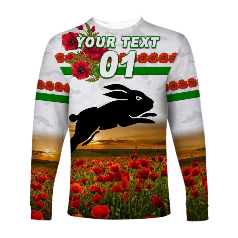 custom-personalised-south-sydney-rabbitohs-anzac-2022-long-sleeve-shirt-poppy-flowers-vibes-white
